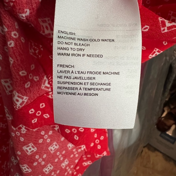 Elodie red shirt - Picture 4 of 6